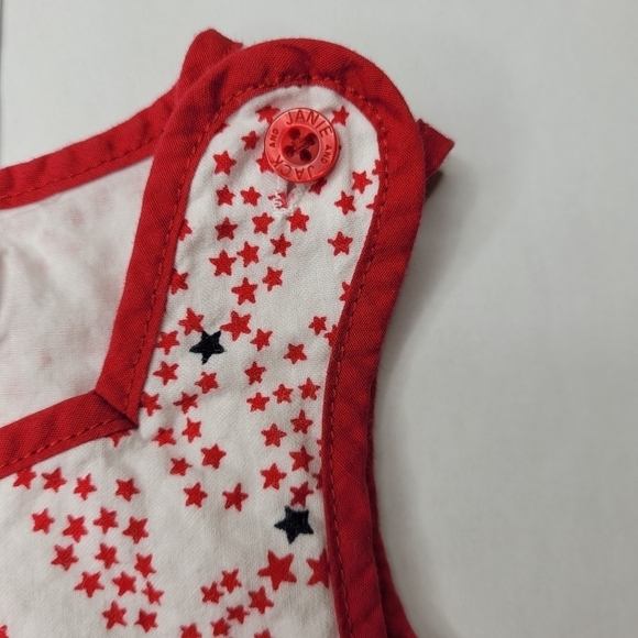 Janie and Jack 0-3 months Layette #pinktag 4th of July Romper 2010 - Picture 3 of 6